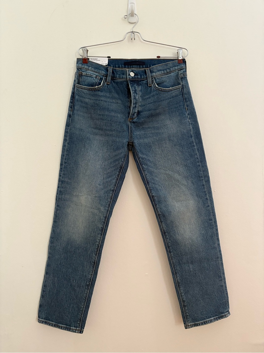 Joe's Jeans Straight-Leg Faded Blue Denim